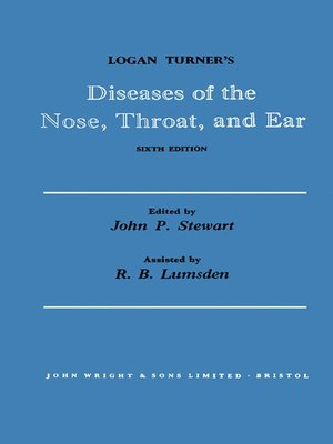 cover image of Logan Turner's Diseases of the Nose, Throat and Ear